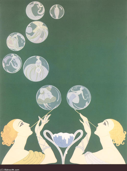 The Bubbles — Erté