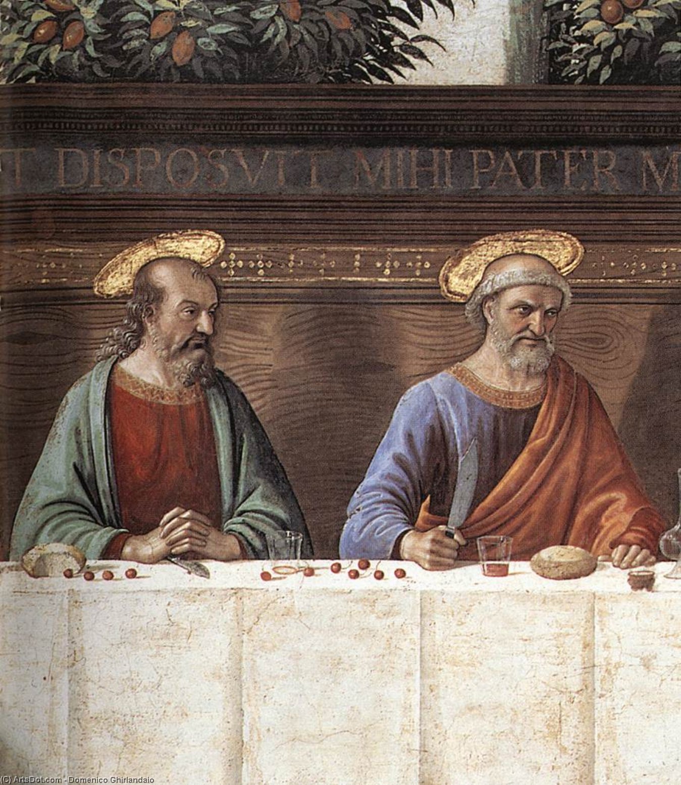Last Supper (detail) (11) — Domenico Ghirlandaio