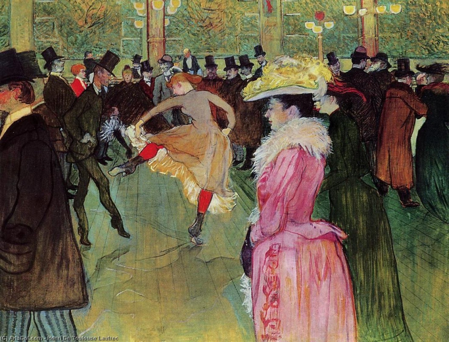 Ples U Moulin Rouge-u — Enri Tuluz Lotrek