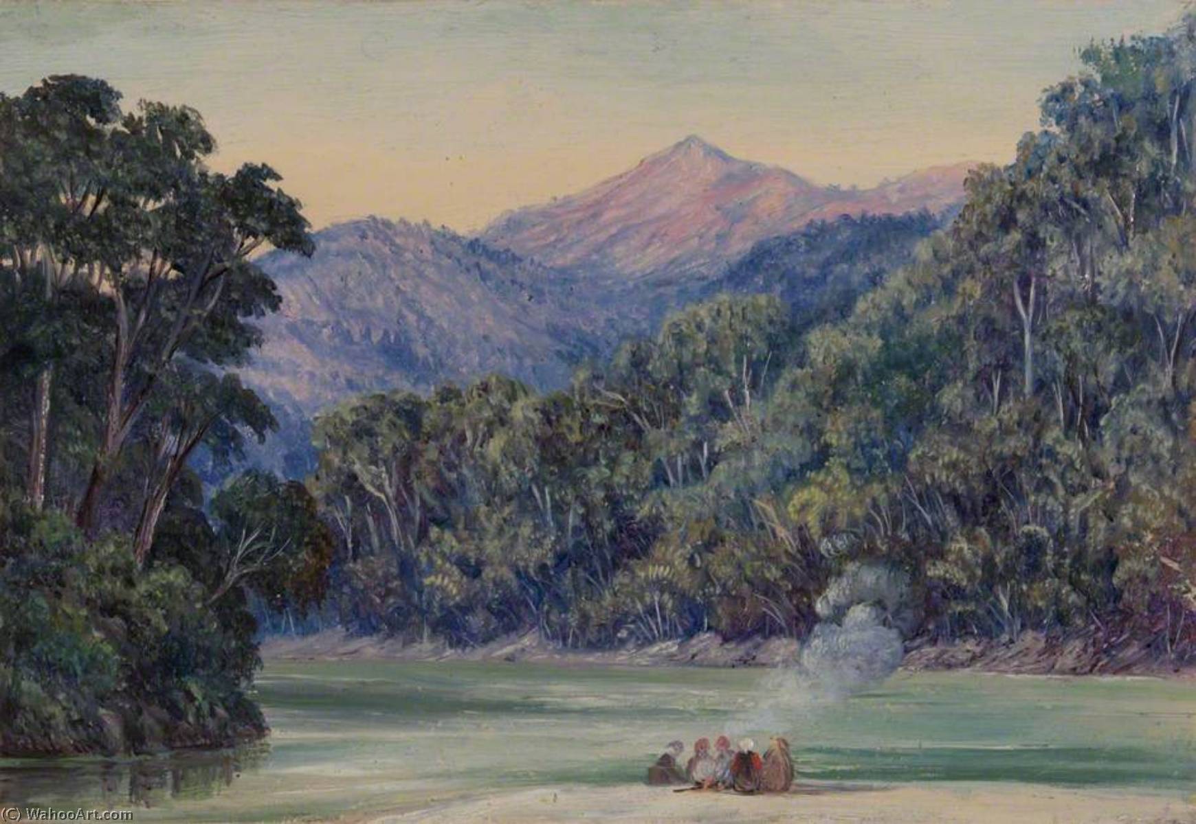 Zusammenfluss Der Flüsse Bei Darjeeling — Marianne North