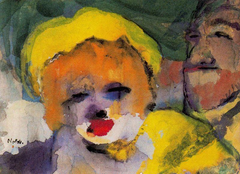 Blonde Girl And Man — Емил Нолде