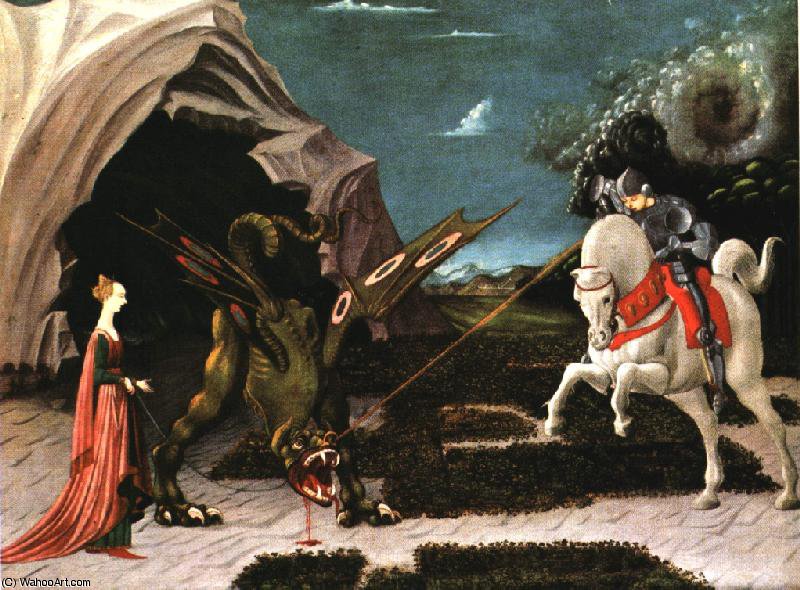 St George And The Dragon,1456, Nglondon — Паоло Учело