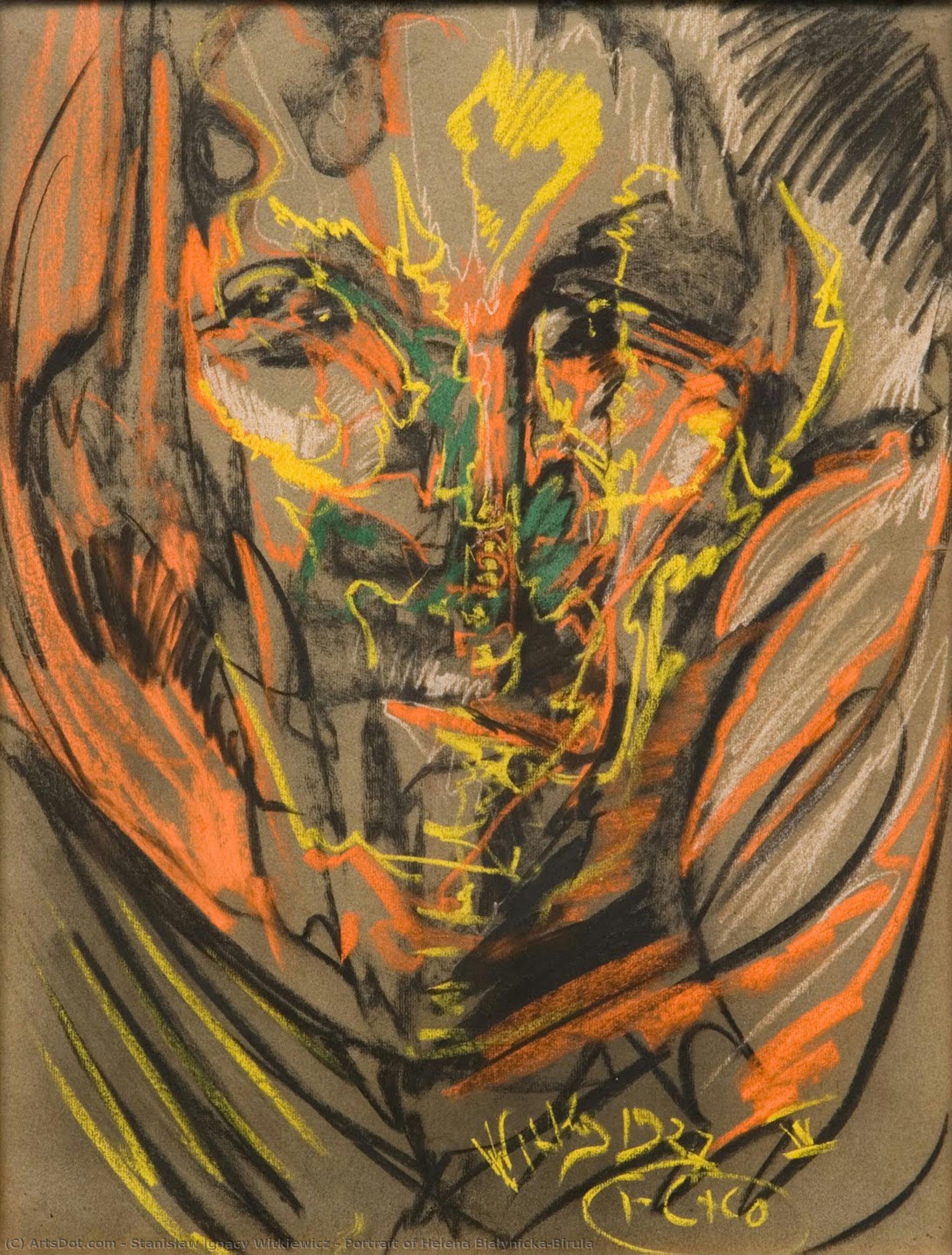 Portrait Of Helena Białynicka-birula — Witkacy