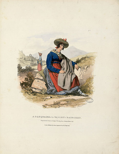 A Basquaise Of The Valley Of Baigorry — Charles Duffield Harding