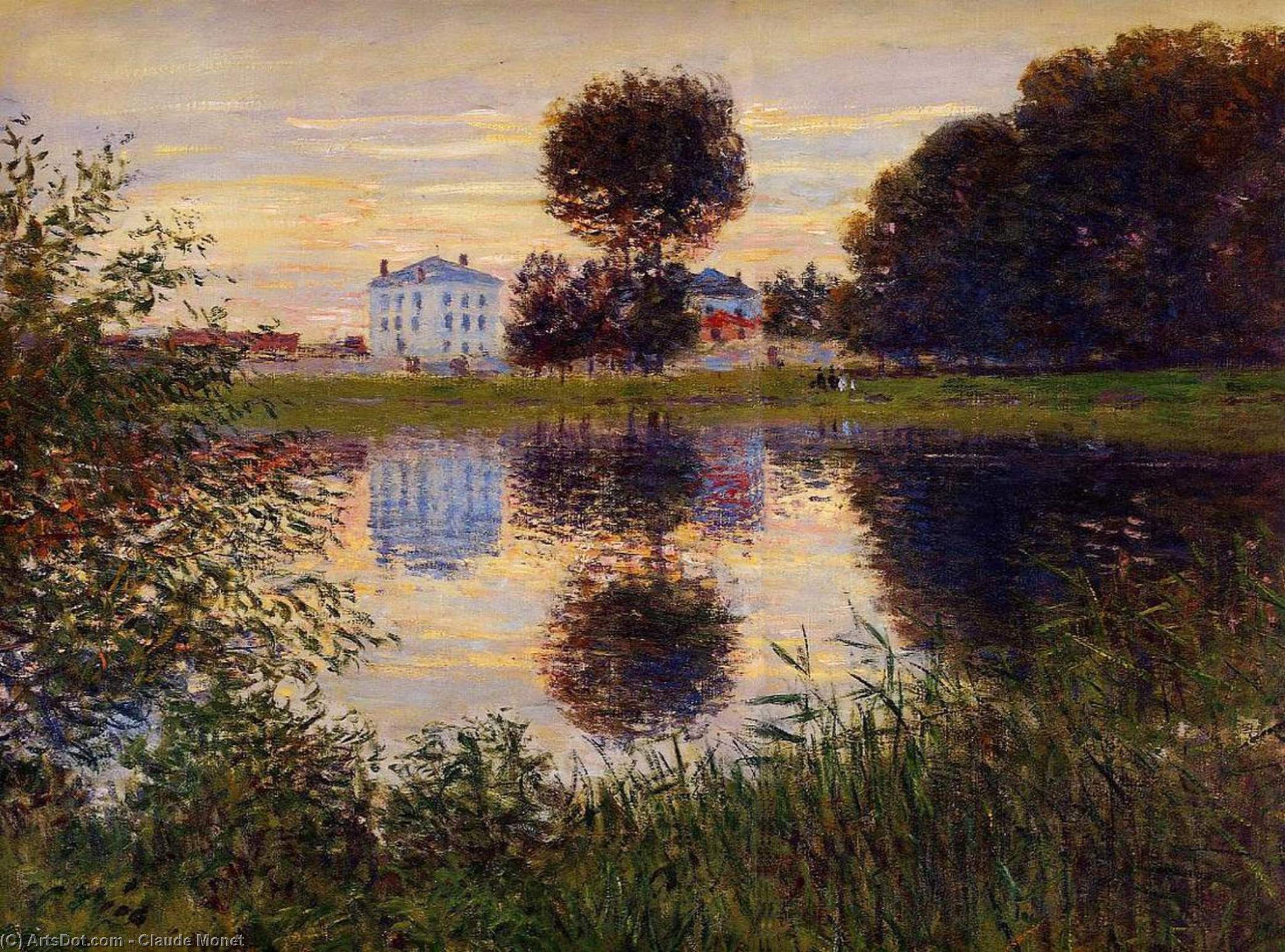 El Árbol En Forma De Bola, Argenteuil — Claude Monet