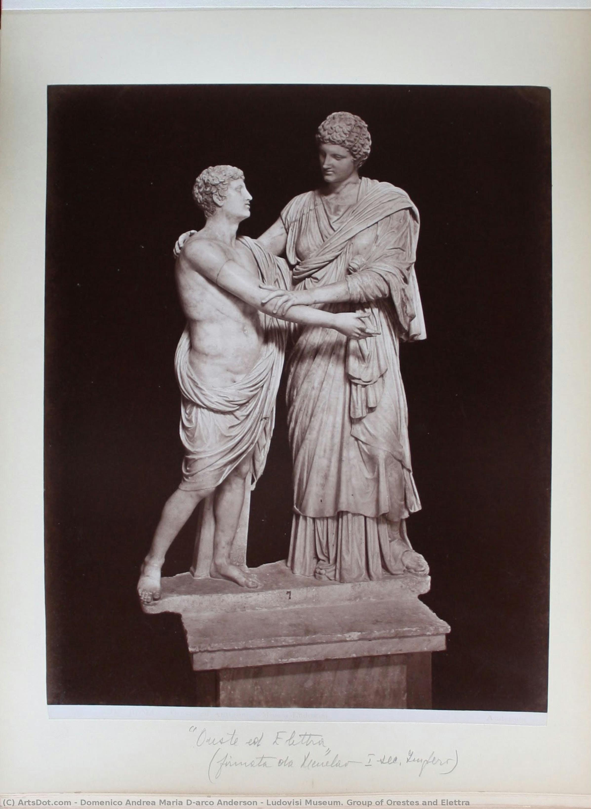 Ludovisi Museum. Group Of Orestes And Elettra — Domenico Andrea Maria D'arco Anderson