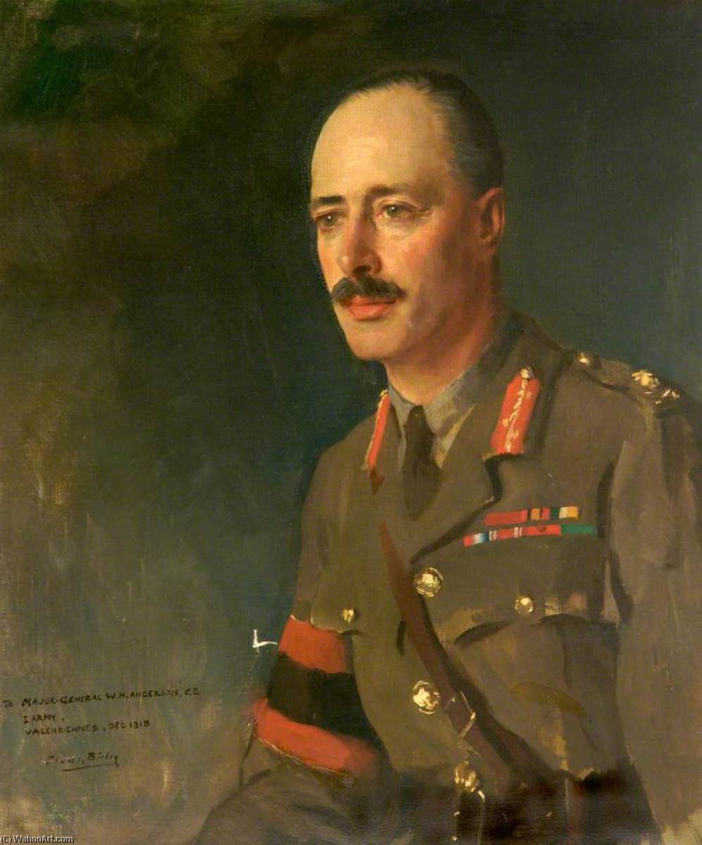Major General Warren Hastings Anderson (1872–1930), Valenciennes, December 1918 — Oswald Hornby Joseph Birley