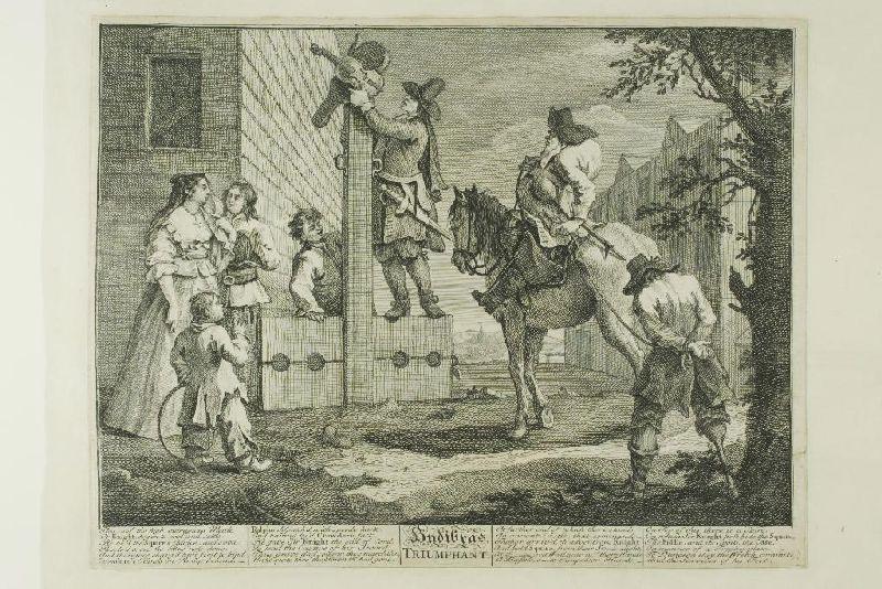 Hudibras Triumphant, Plate Four From Hudibras — William Hogarth