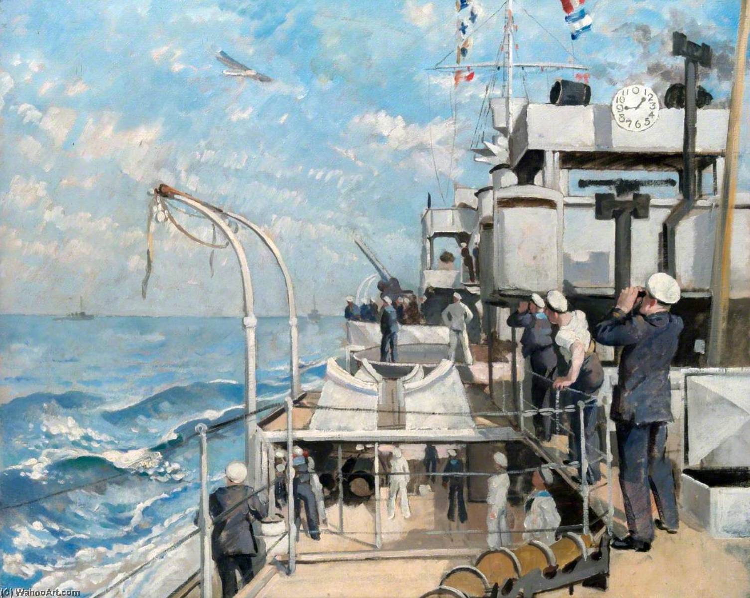 The Return Of A 'camel' Off The Frisian Coast Hms 'curaçao', 11 August 1918 — Philip Connard