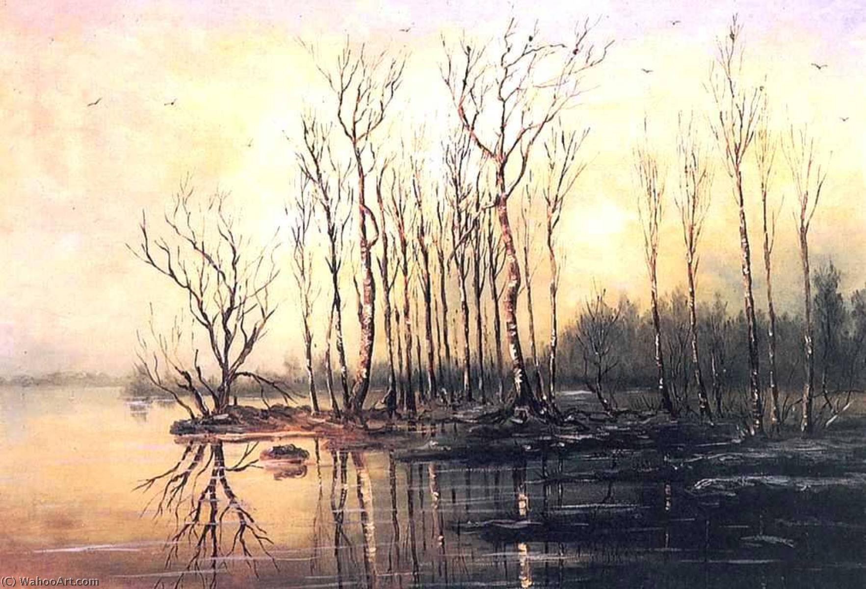 Early Spring. Flood — Alexei Kondratyevich Savrasov