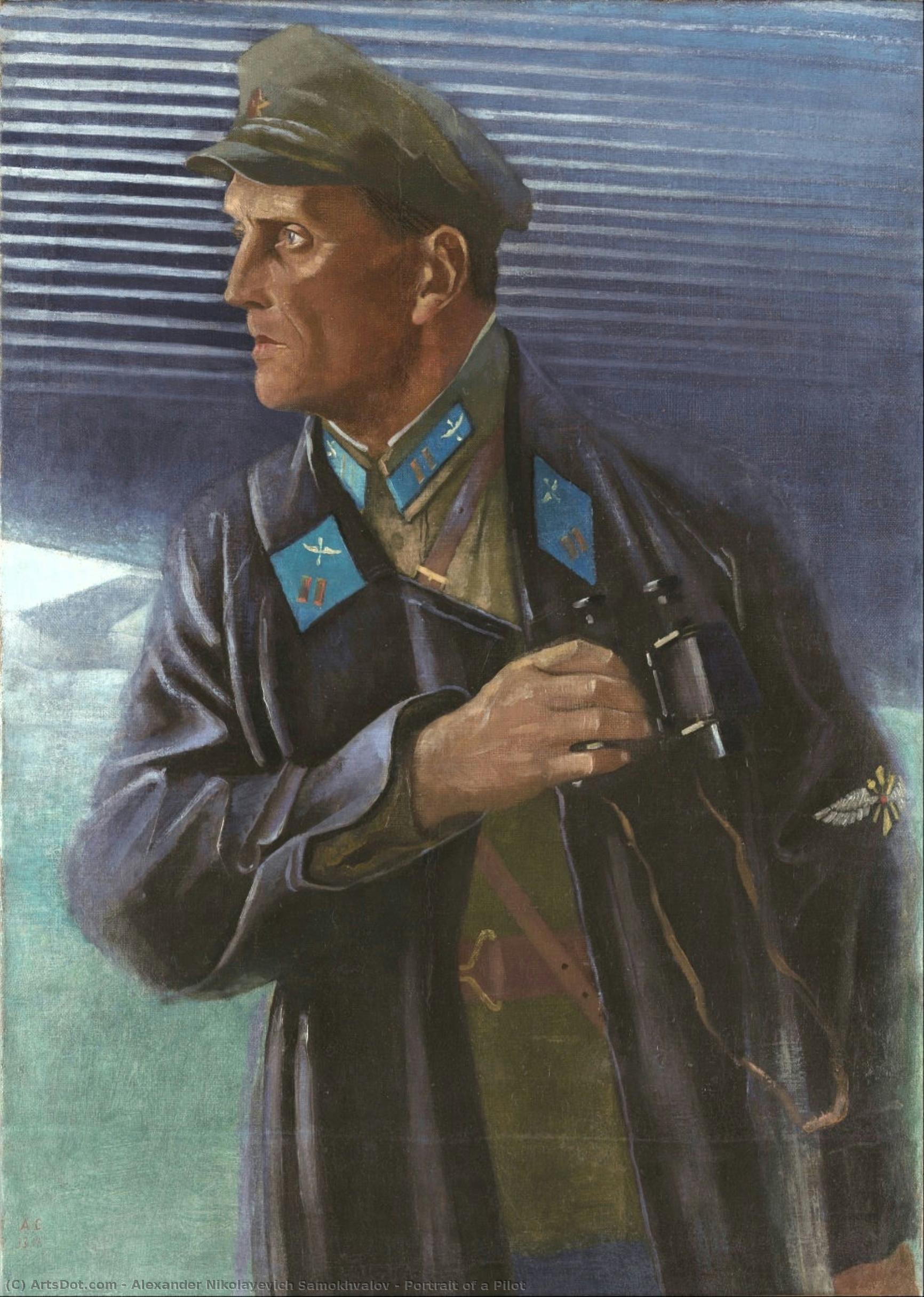 Portrait Of A Pilot — Alexander Nikolayevich Samokhvalov