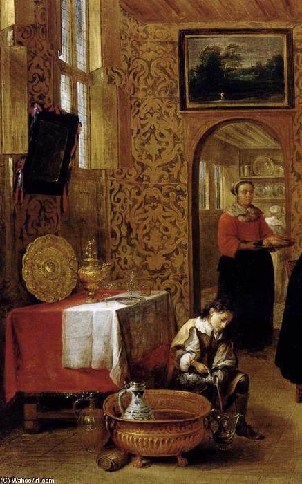 Family Portrait (detail) — Gillis Van Tilborgh