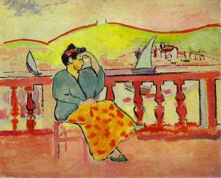 Lady On The Terrace — Матисс