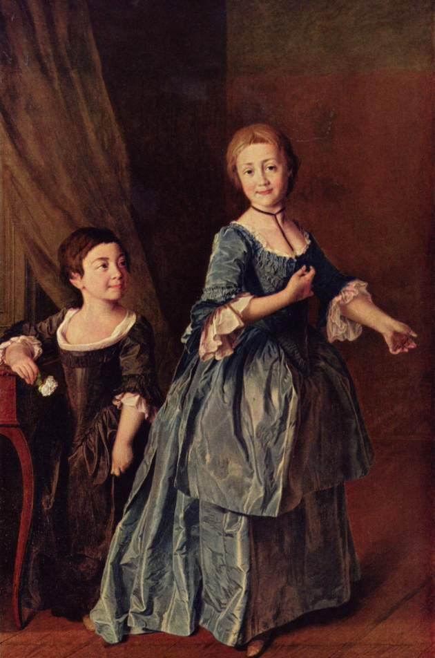 Portrait Of The Princesses Davidova And Rzevskaja — Dmitry Grigoryevich Levitsky
