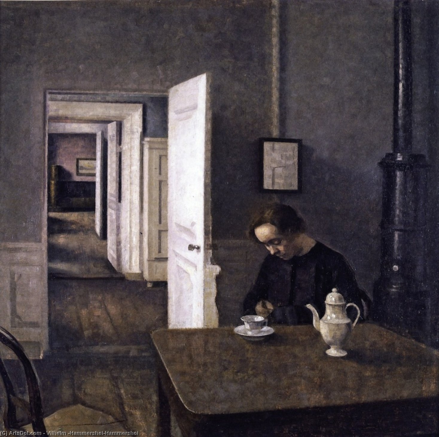 Interior, Strandgade 25 — Вильгельм Хаммерсёй