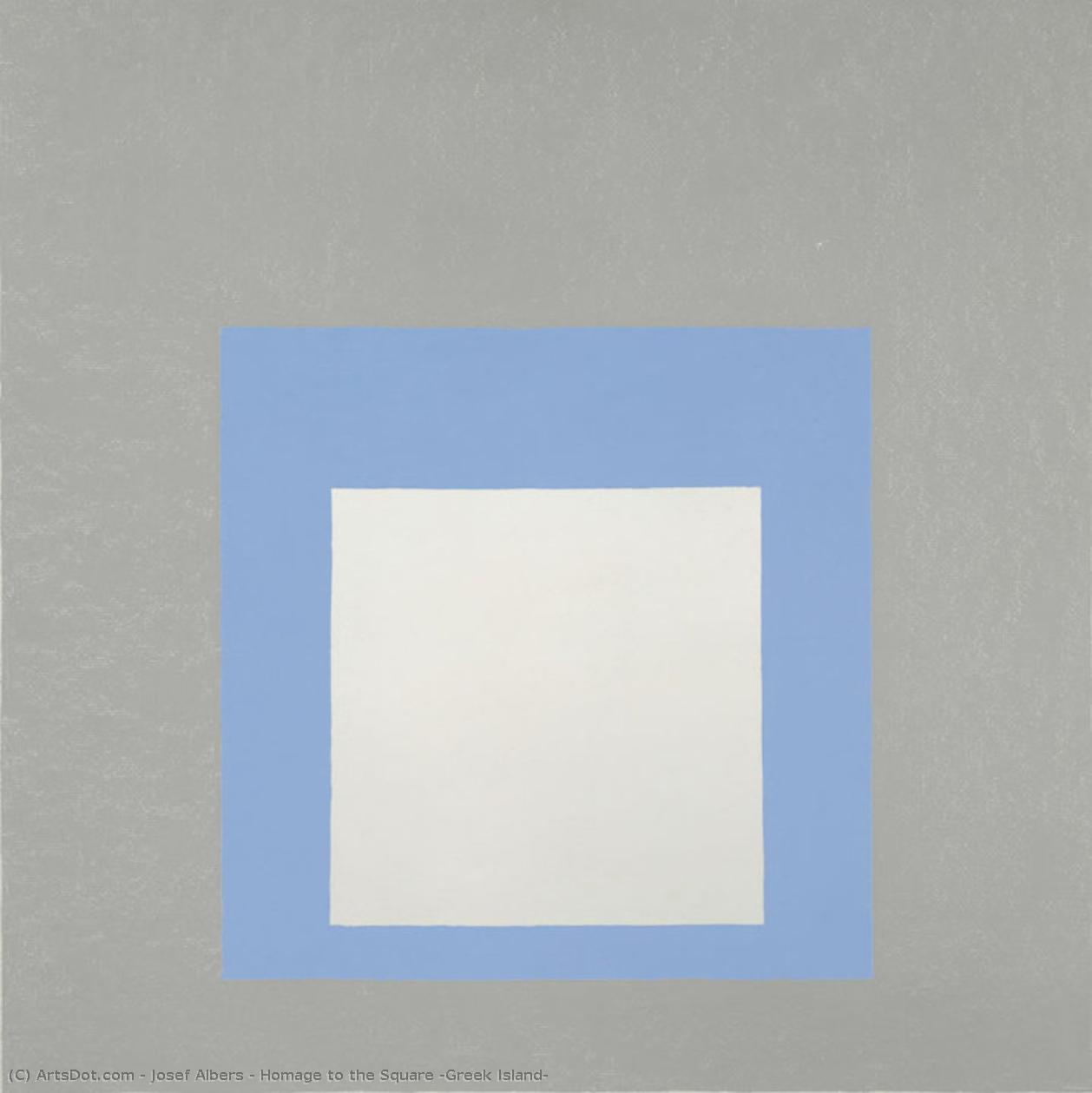 Homage To The Square (greek Island) — Josef Albers