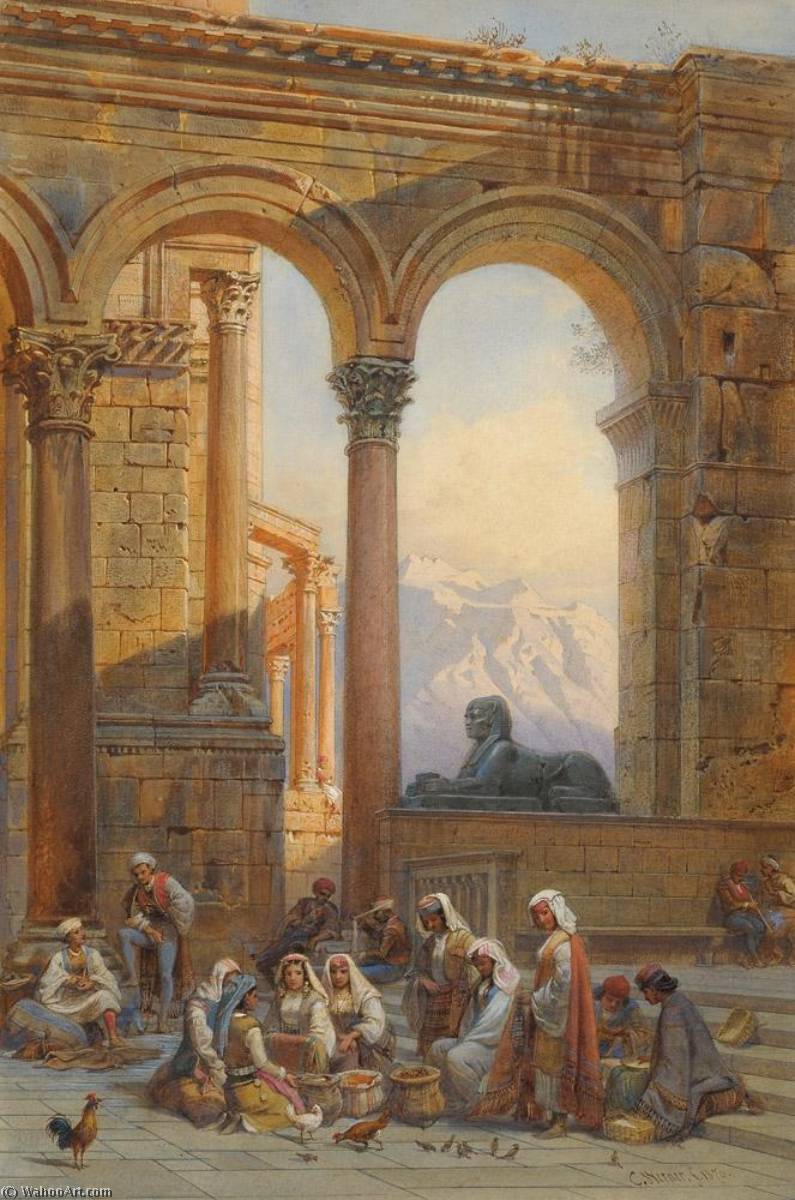 Forum Im Palaste Des Dioclectian In Spalato — Carl (friedrich Heinrich) Werner