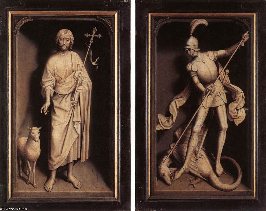 Late - Triptych Of The Family Moreel (closed) — Memling, Hans