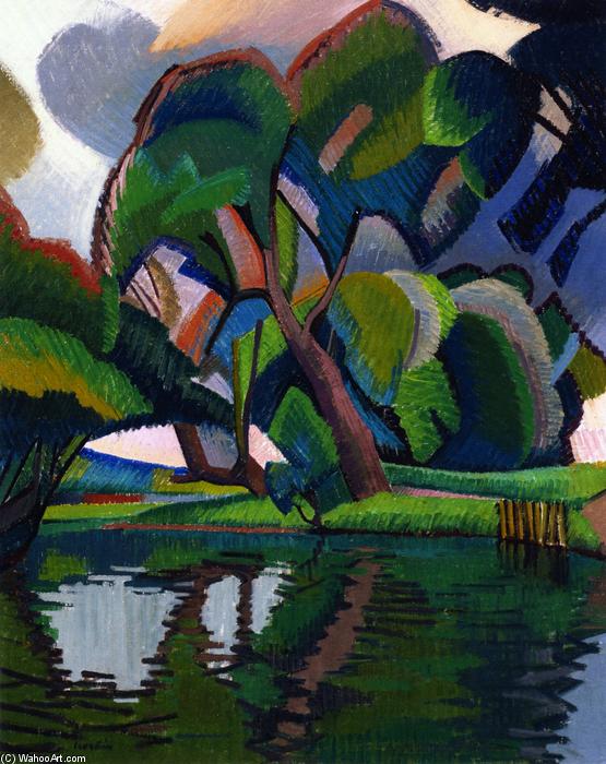 Landscape At Creteil — Огюст Эрбен