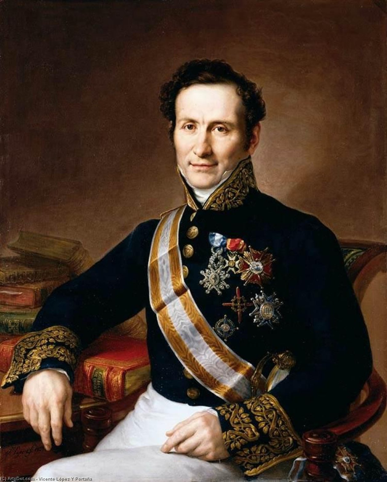 Portrait Of Don Mateo Casado Y Sirelo — Vicente López Y Portaña