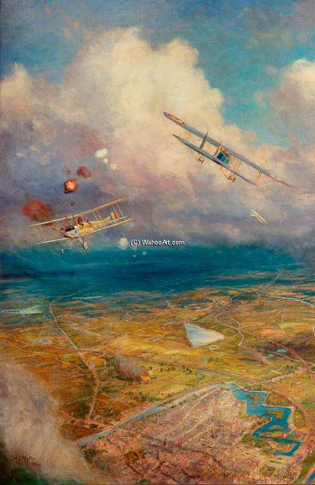 Aerial View Of The Western Front - — William Lionel Wyllie
