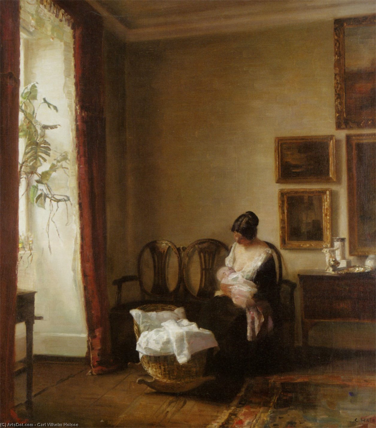 Motherhood — Carl Vilhelm Holsoe