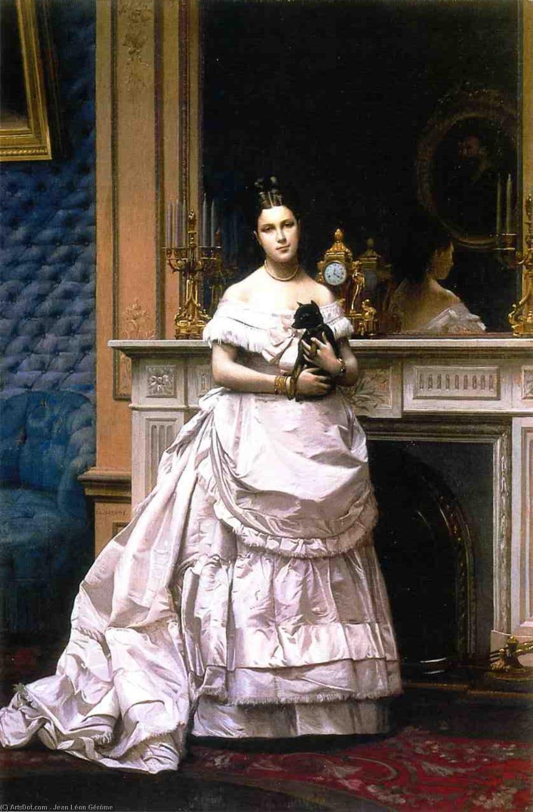 Portrait Of A Woman (also Known As Portrait Of Marie Gerome) — Jean-léon Gérôme