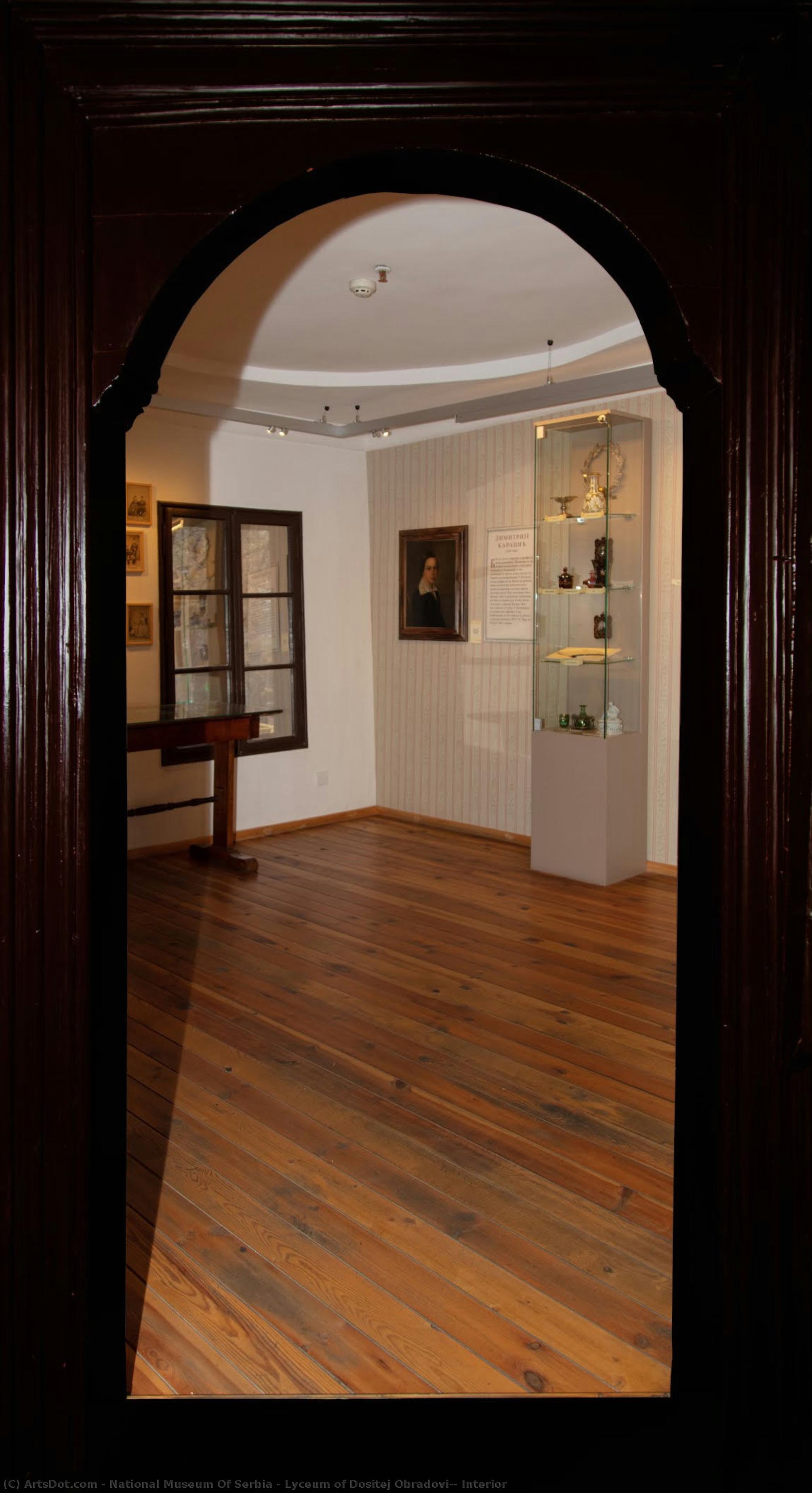 Lyceum Of Dositej Obradović, Interior — Narodni Muzej Srbije