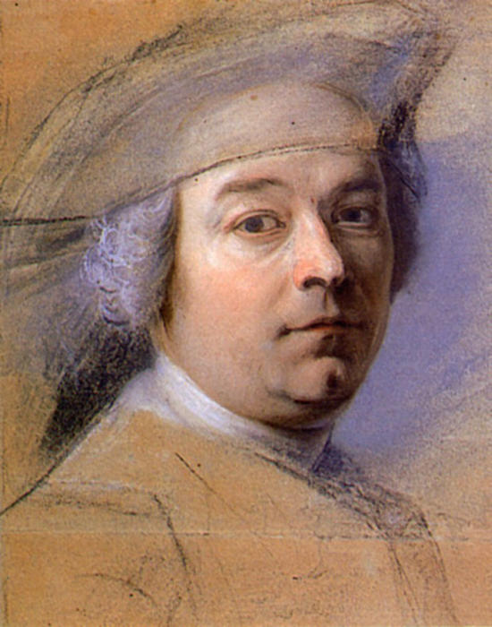 Study For Portrait Of Unknown Man — Maurice Quentin De La Tour