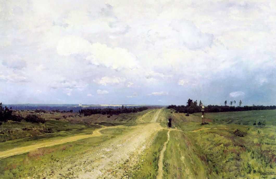 The Vladimir's Road — Isaak Ilyich Levitan