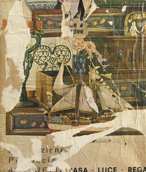 Untitled (354) — Mimmo Rotella