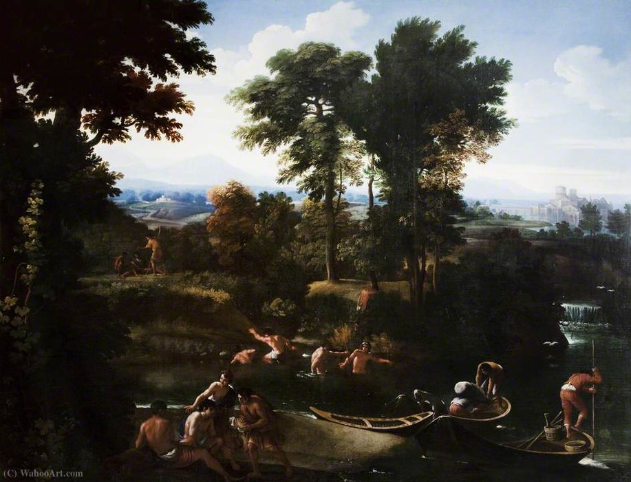Classical Italian Landscape — Giovanni Francesco Grimaldi