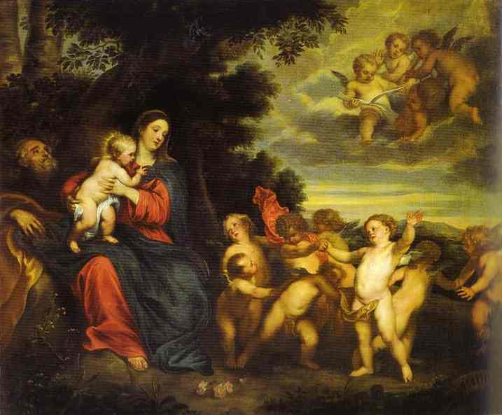 The Rest On The Flight To Egypt — Sir Anthony Van Dyck
