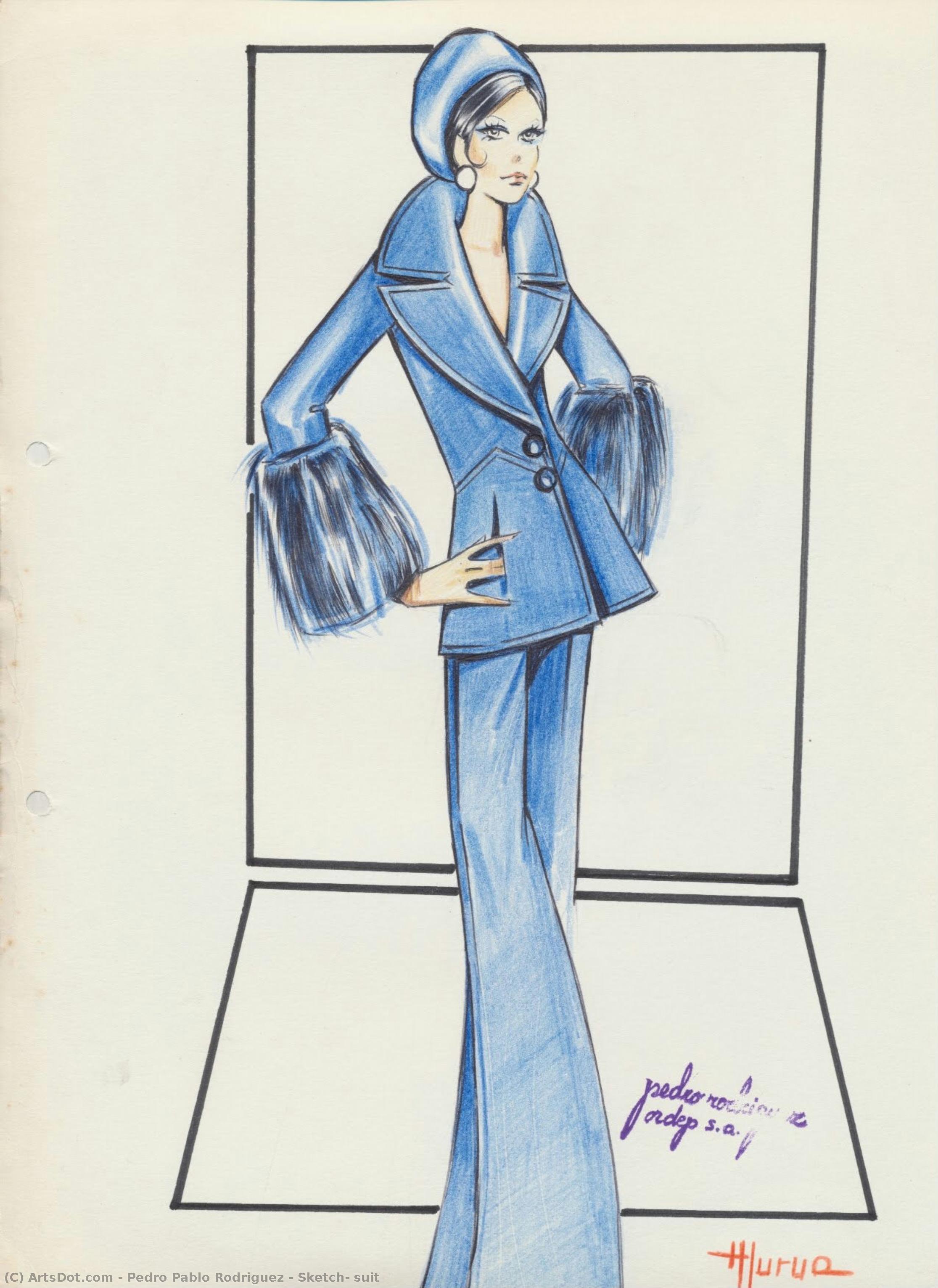 Sketch, Suit — Pedro Pablo Rodriguez