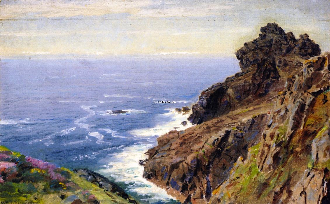 Coast Near Boscastle, Cornwall — William Trost Richards