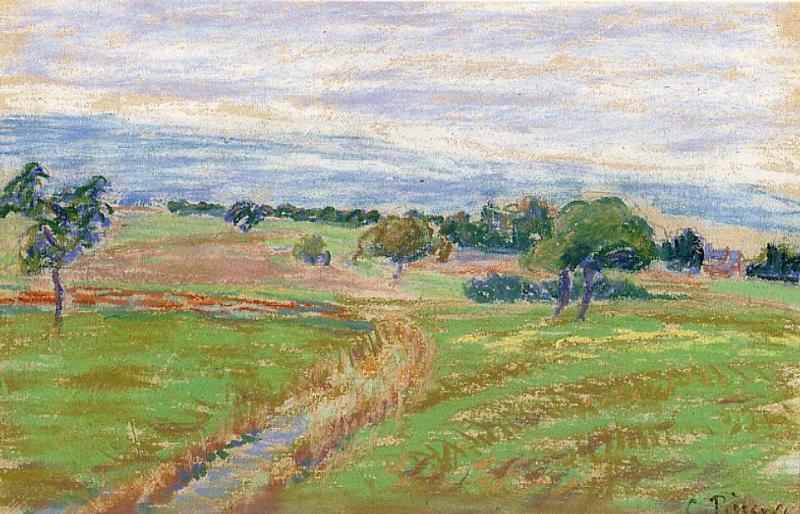 The Hills Of Thierceville — Camille Pissarro