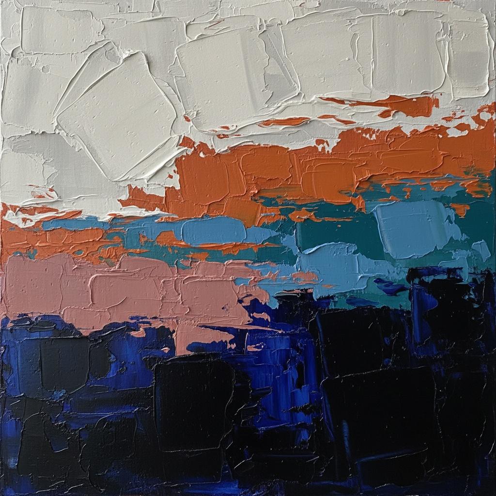 Stratification Of Light And Earth: A Monumental Study In Impasto Layers — Christian Noiret