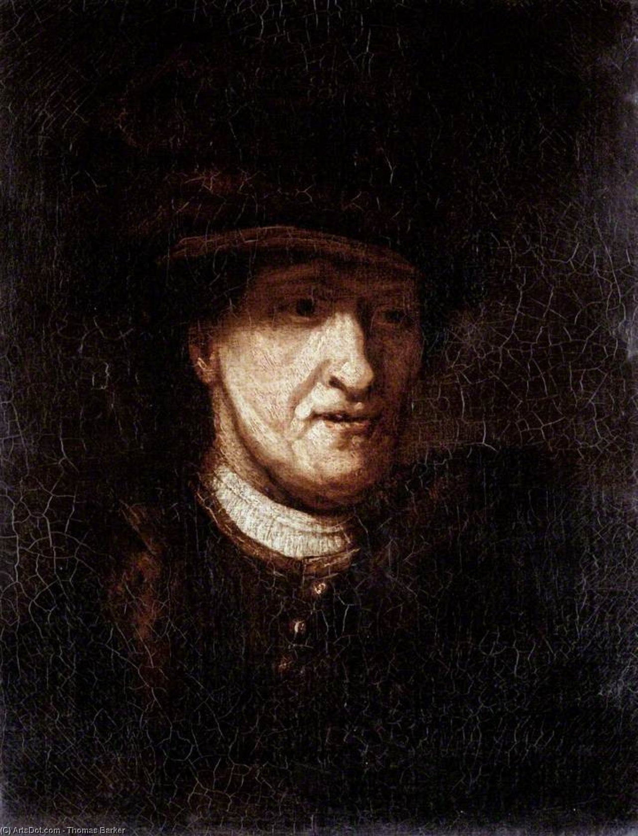 Head Of A Man — Thomas Barker