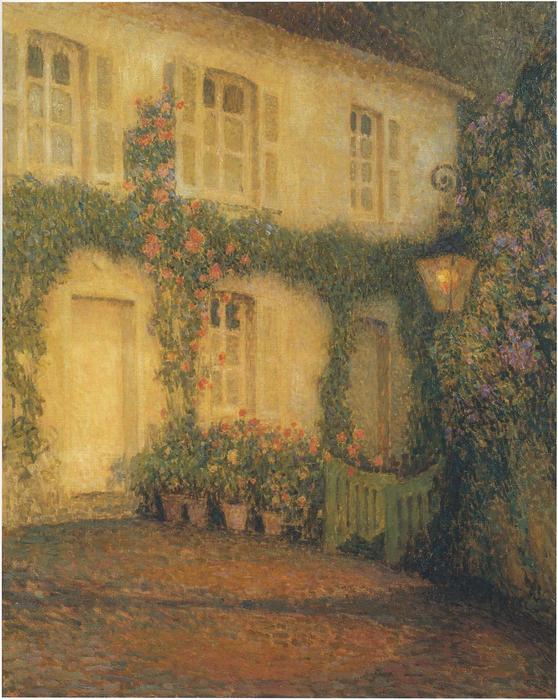 The Lantern At Gerberoy — Henri Le Sidaner