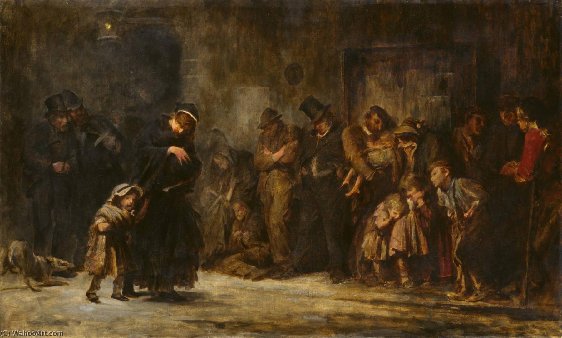 Applicants For Admission To A Casual Ward — Samuel Luke Fildes