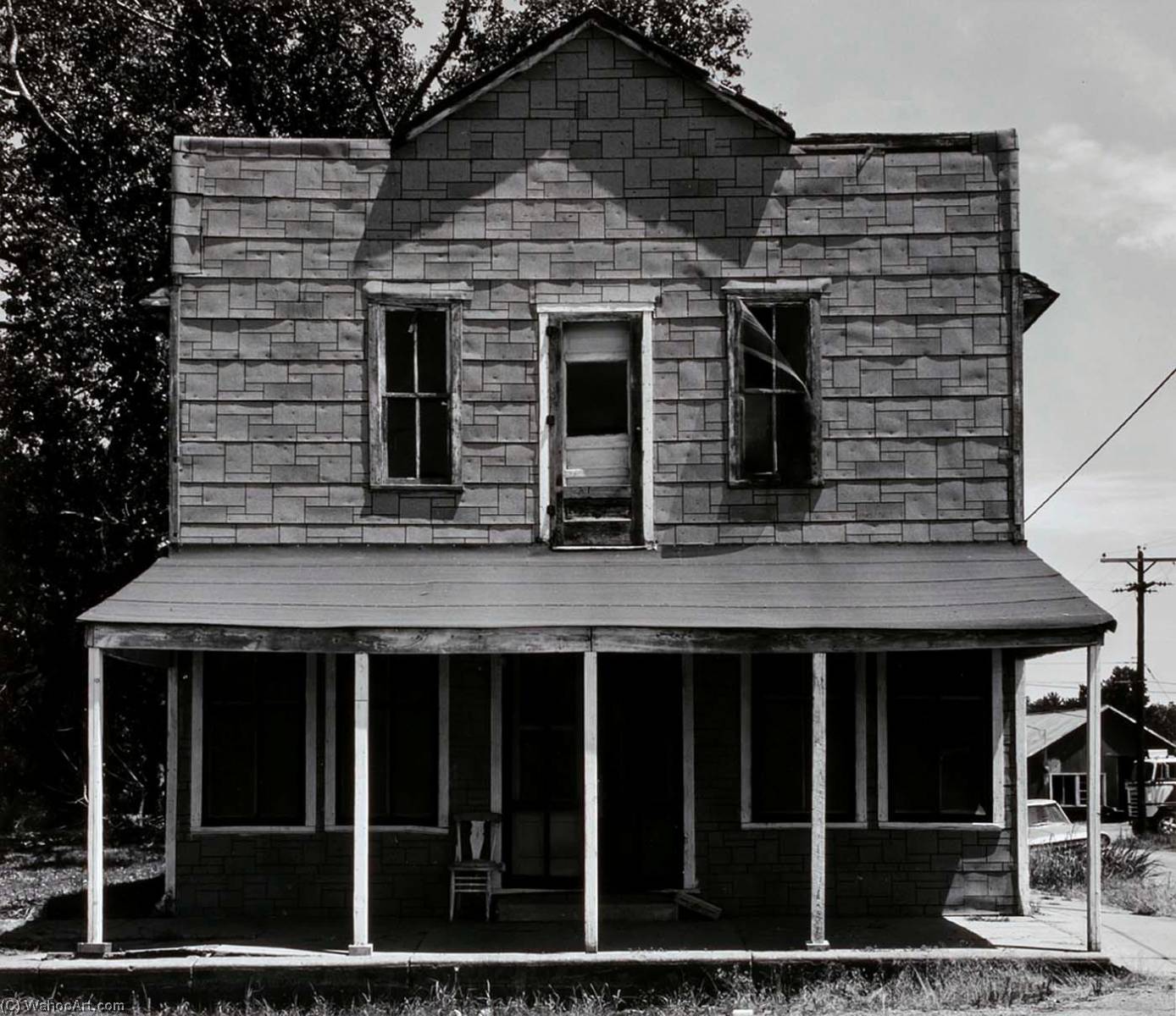 White Posts, From The Kansas Documentary Survey Project — James Lyle Enyeart