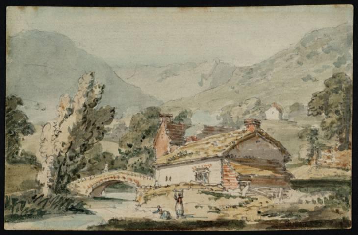 Scene In The Lake District, Near Buttermere — Thomas Girtin