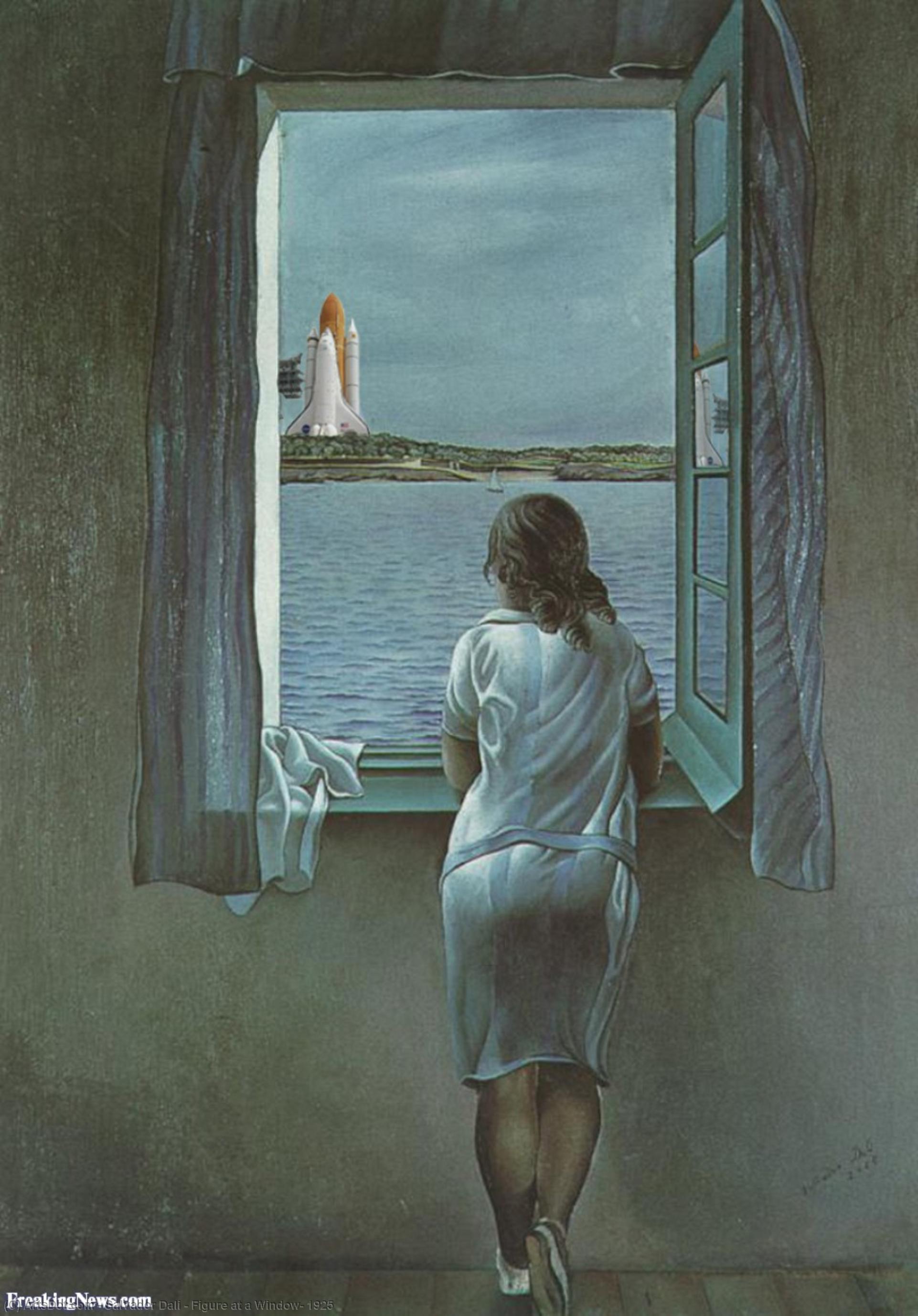 Figura En Una Ventana — Salvador Dalí