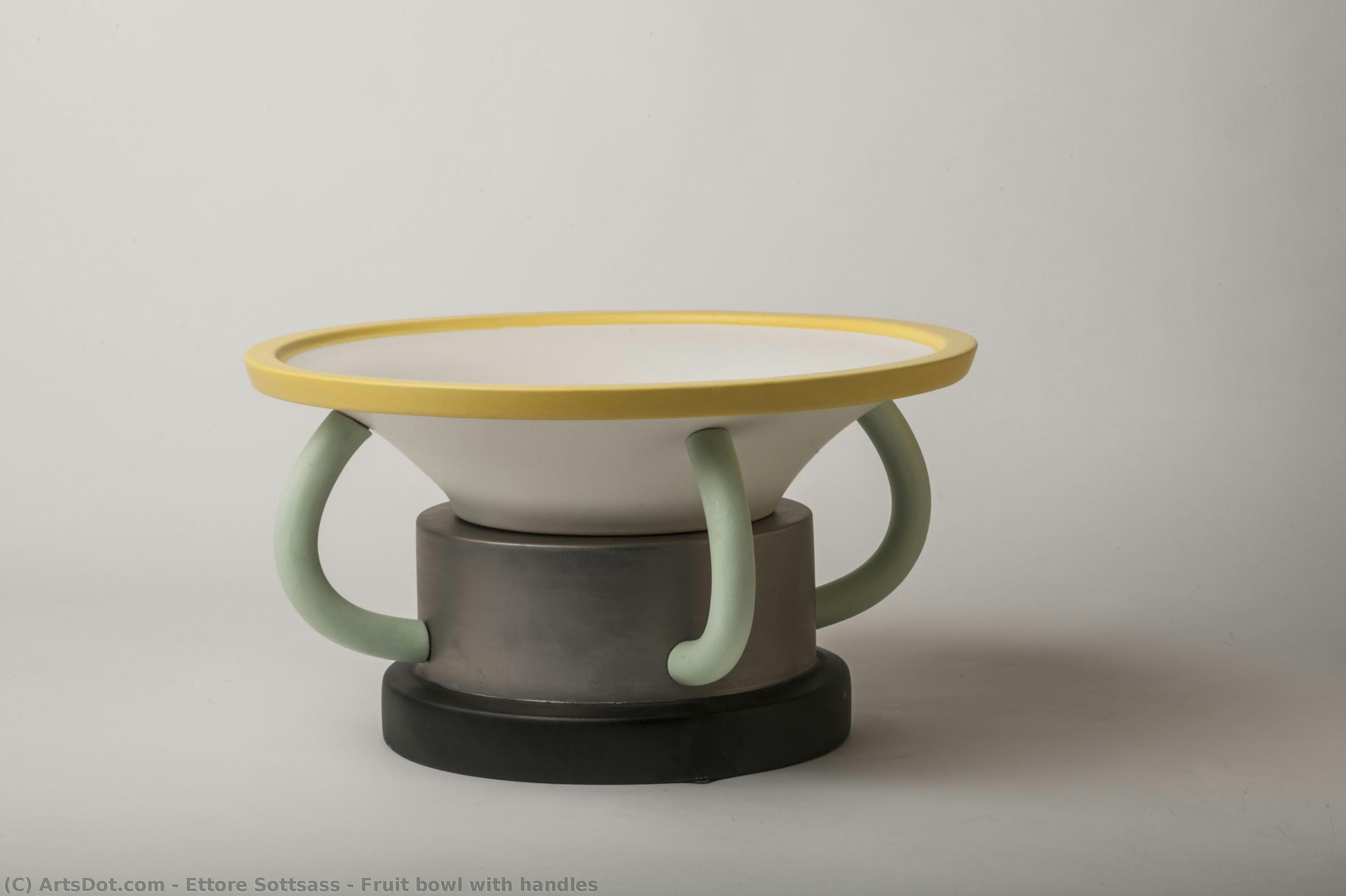 Fruit Bowl With Handles — Ettore Sottsass