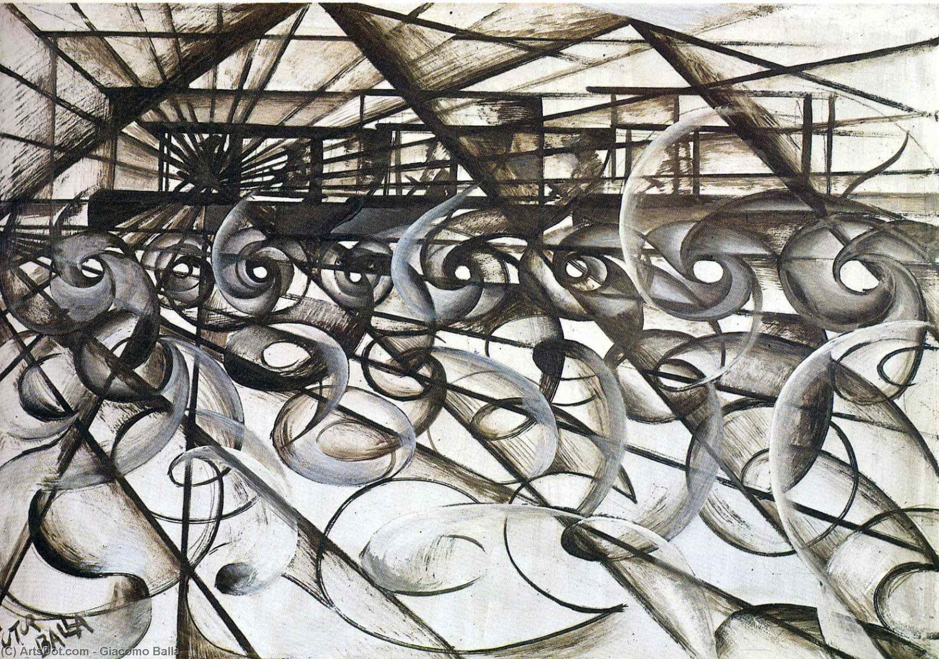 Velocity Of An Automobile — Giacomo Balla
