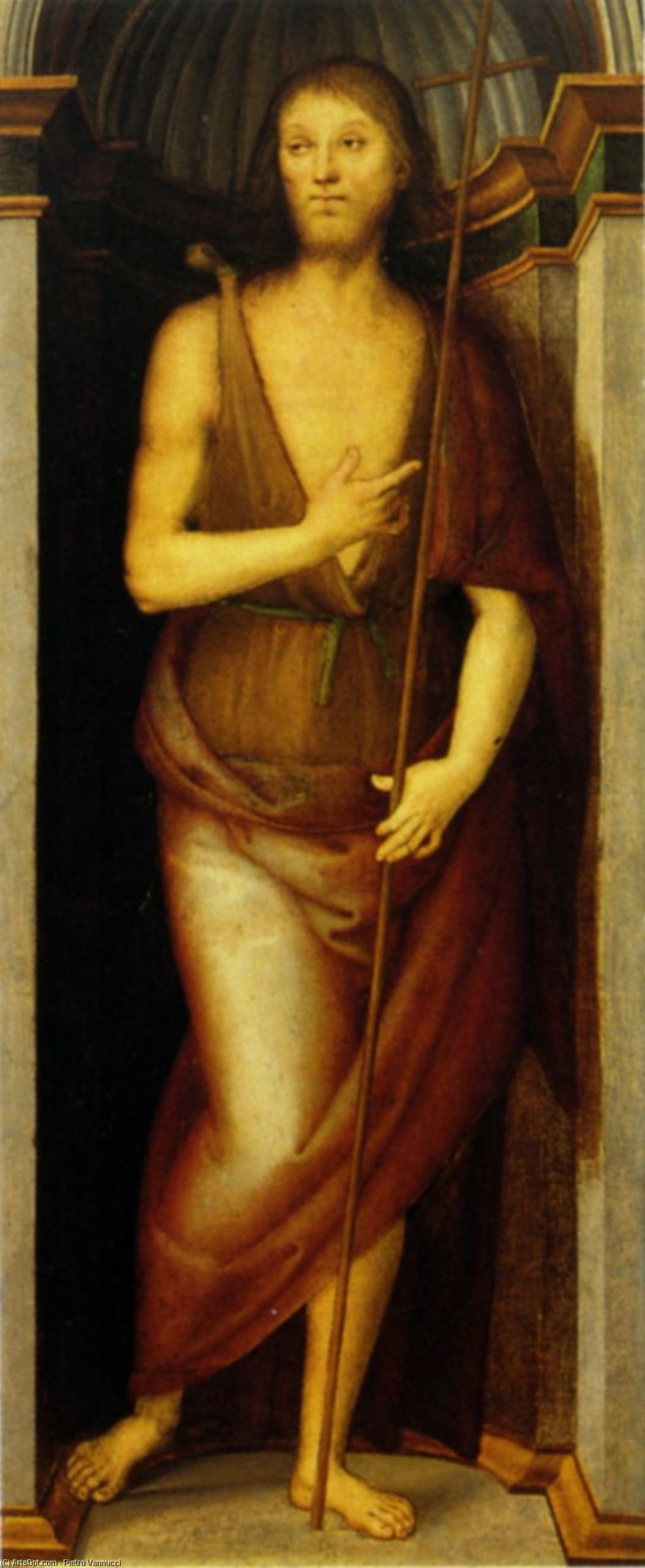 Polyptych Annunziata (john The Baptist) — Vannucci Pietro (le Perugin)