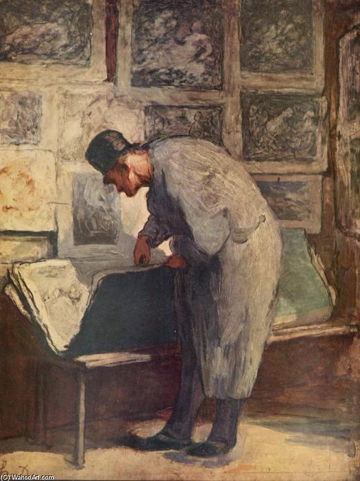 Der Kupferstich-liebhaber (the Print Lover) — Honoré Daumier