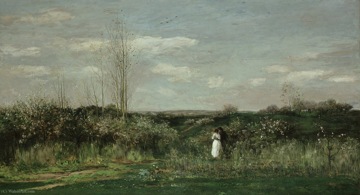 Spring Landscape — Karl Pierre Daubigny