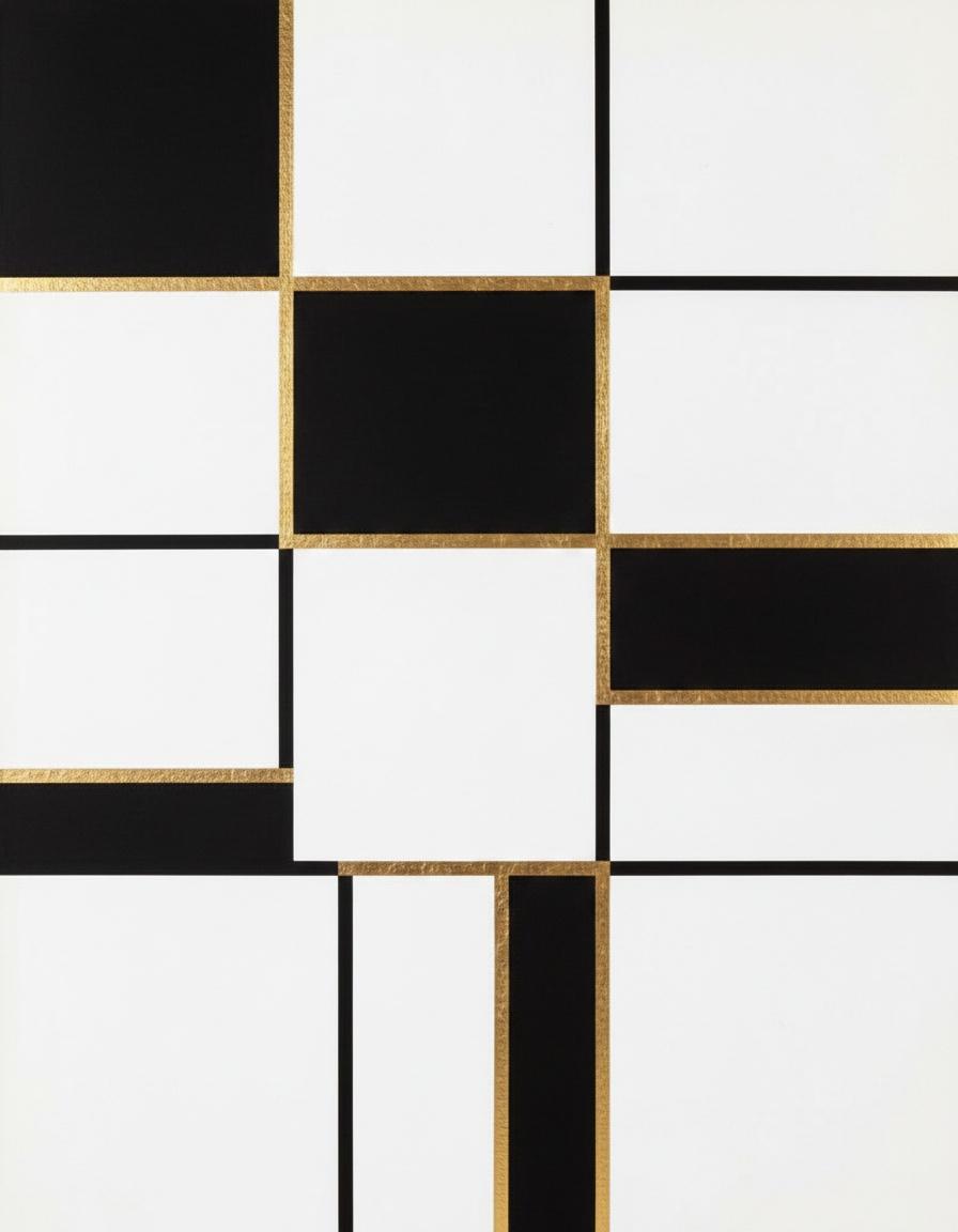 Gilded Equilibrium: A Study In Monochromatic Order — Océane Thomas
