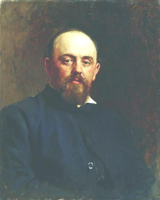 Portrait Of Railroad Tycoon And Patron Of The Arts Savva Ivanovich Mamontov — Ilya Yefimovich Repin